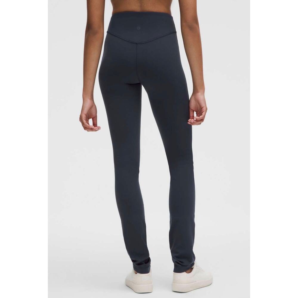 Lululemon Wunder Under SmoothCover Ruched Pant True Navy Size 12 Athletic Gym - Picture 1 of 13